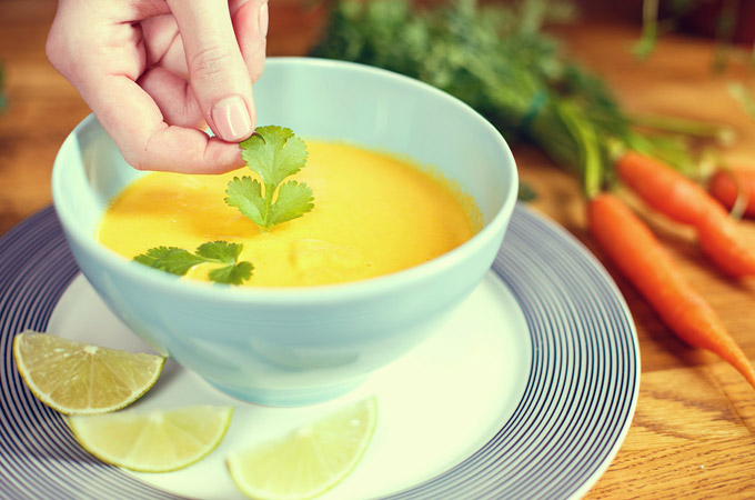 Mrkvový krém s mascarpone