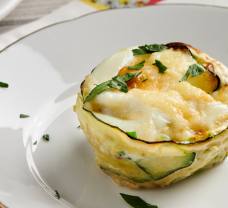 Cuketové muffiny s volským okom