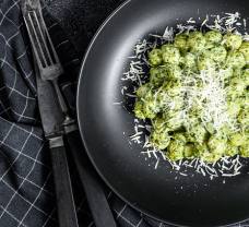 Špenátové gnocchi pre štyroch