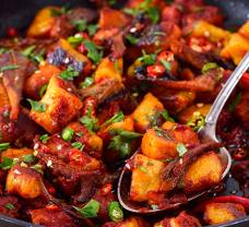 Gnocchi zo sladkých zemiakov s trhanou hlivou