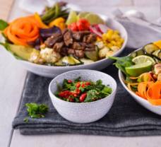 Budha bowl s grilovanou zeleninou