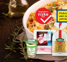 Zapekané cestoviny so slaninou a syrom