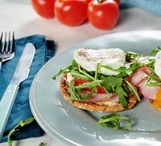 Žemle so strateným vajcom