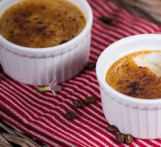Crème brûlée s kávou