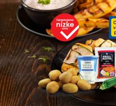 Grilované tofu s cuketou a so zemiakmi